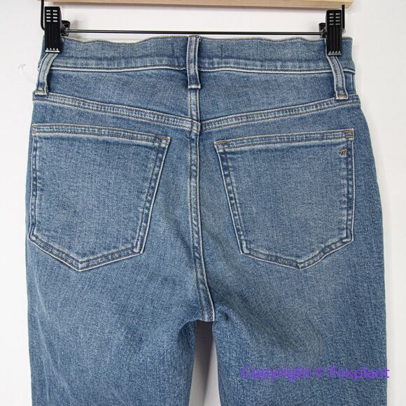 New! Madewell mid‎ rise kick out jeans, size 26 - Picture 7 of 12